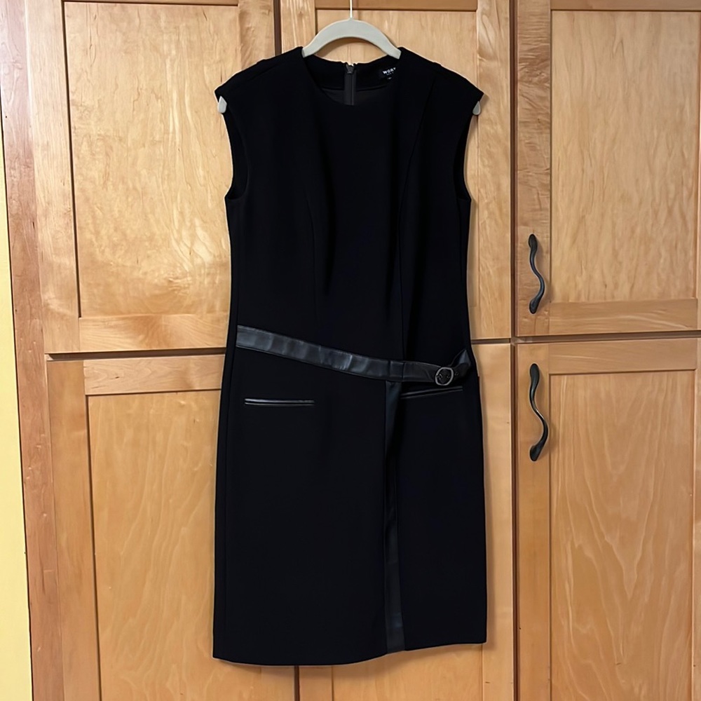 Worth New York Dark Chocolate Brown Dress size 4